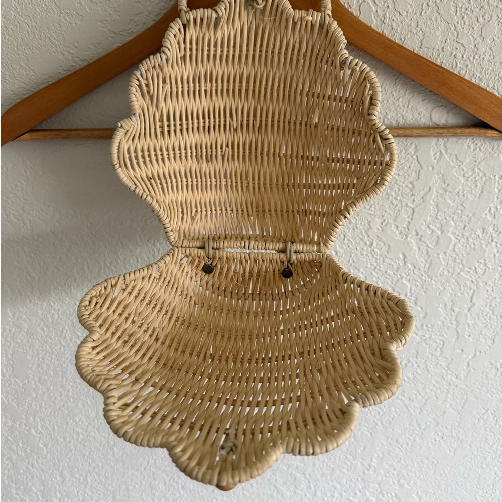 Olli Ella Seashell Rattan Handbag - Picture 4 of 5